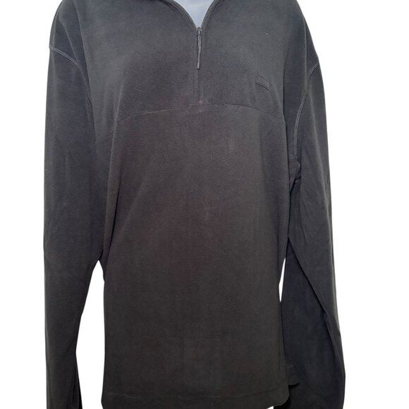 Rains Addis Fleece Half Zip Black XXL Unisex Lightweight Pullover - Picture 4 of 5